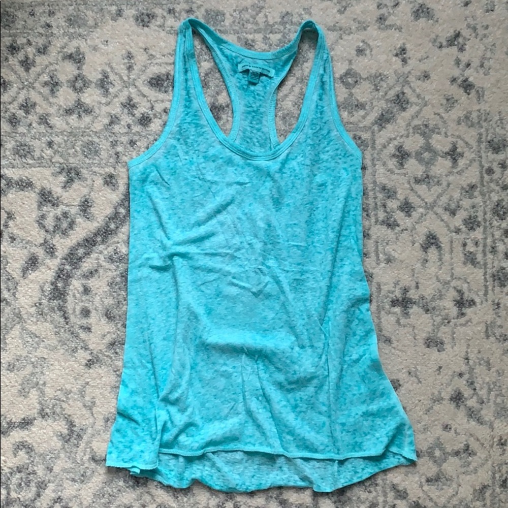 American Eagle Lightweight Blue/Aqua Tank Top XS